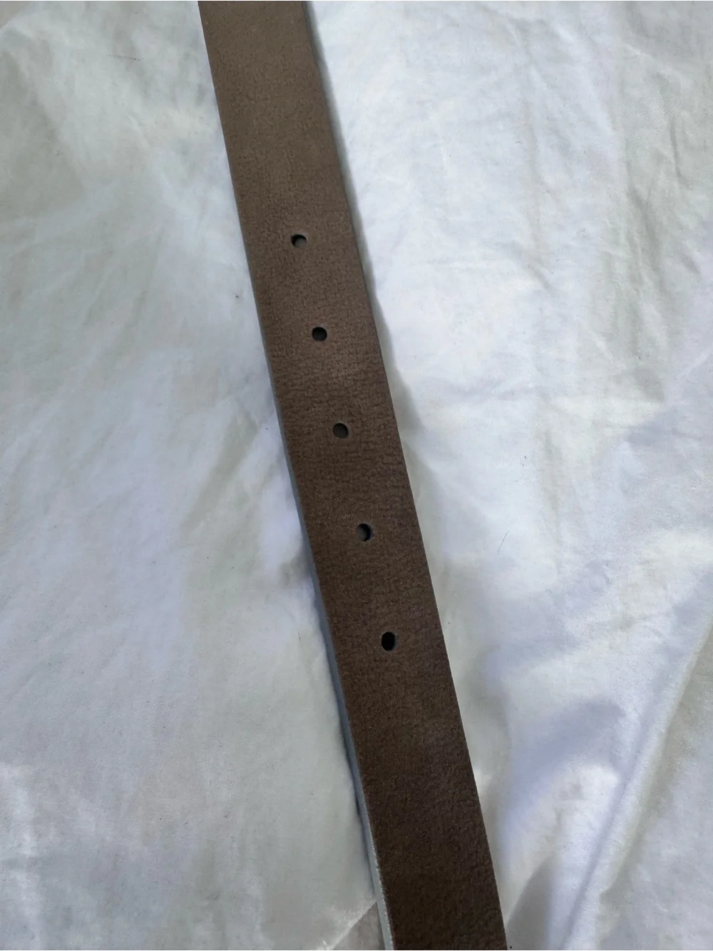 Club Monaco NEW gray leather women’s belt silver size 34 with tags $68 retail